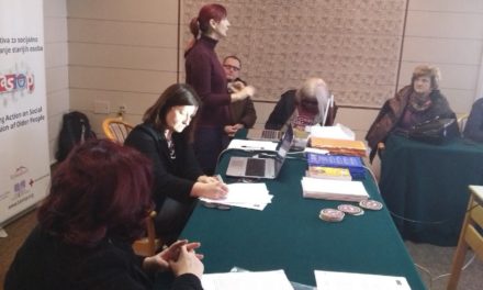 Sastanak mreže “Za dostojanstveno starenje”, Sarajevo 20. i 21. decembar 2018.