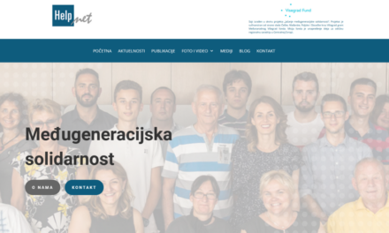 Pokrenut sajt u okviru projekata „Jačanje međugeneracijske solidarnosti“
